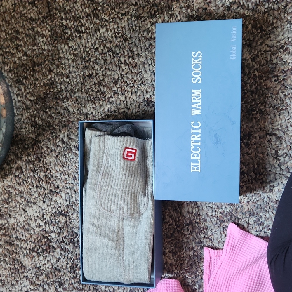 Electric warm socks